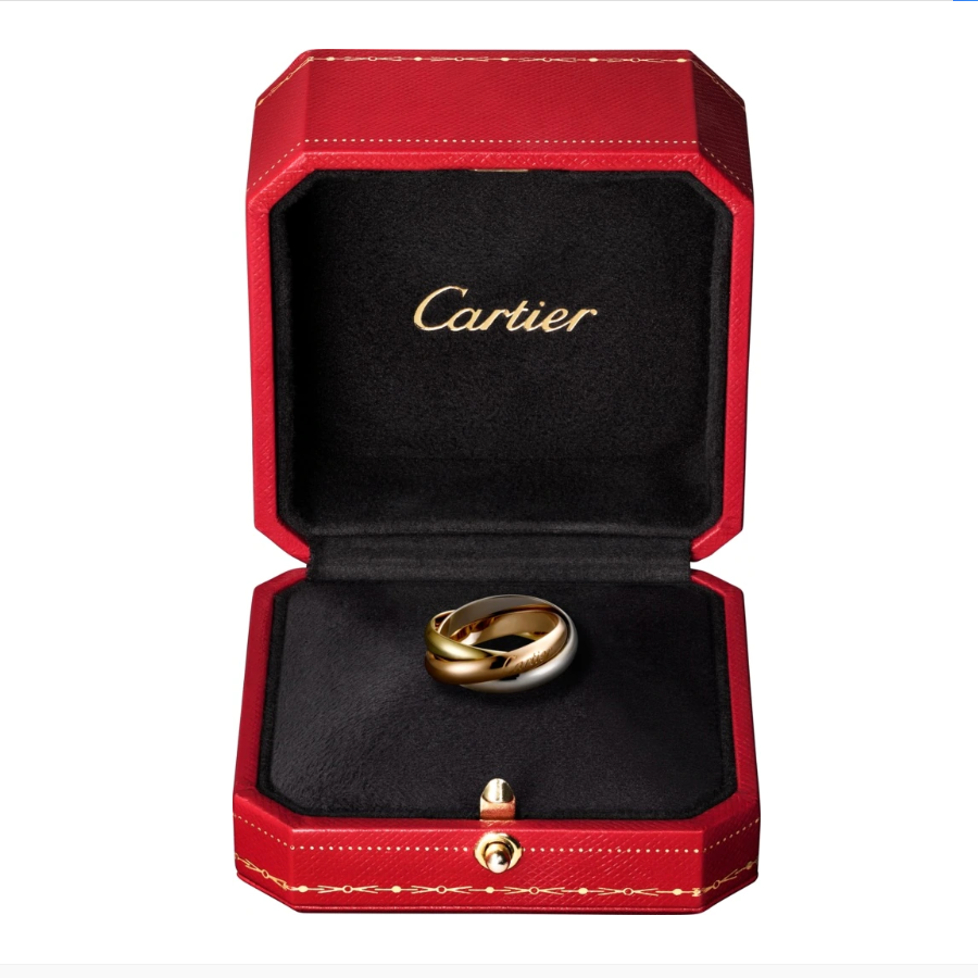 卡地亚三色金有几款，经典戒指款式图片和价格