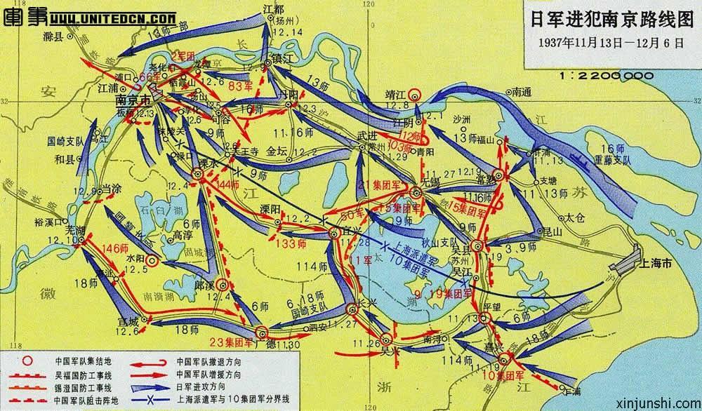 南京外围战役图