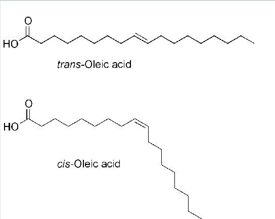 反式脂肪酸结构图图片