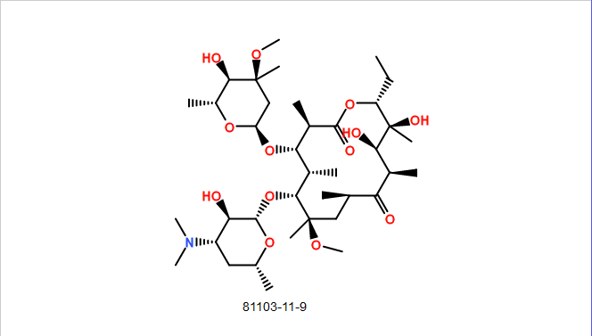 克拉霉素分子结构式