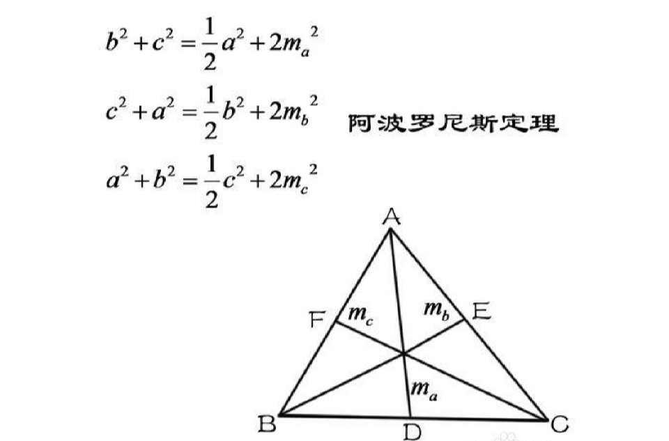 三角形中线定理 快懂百科