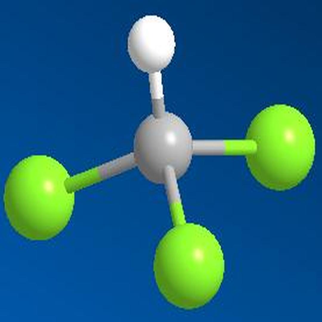 氯仿球棍模型图片
