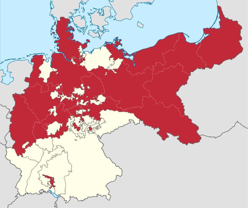 原属普鲁士王国的波森省,西普鲁士和但泽割让给波兰,默麦尔地区割让给