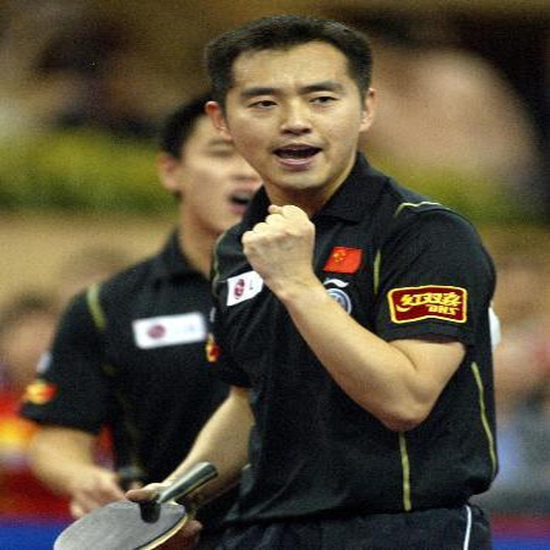 比赛中的孔令辉